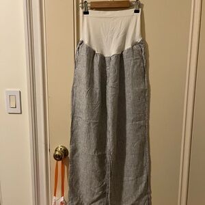 Old Navy Linen Maternity Pants